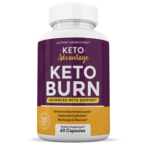 Keto Advantage Keto Burn Keto ACV Pills 1275MG