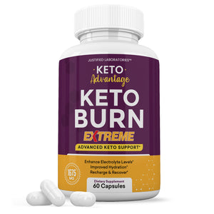 Keto Advantage Keto Burn Keto ACV Extreme Pills 1675MG