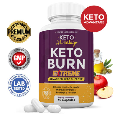 Keto Advantage Keto Burn Keto ACV Extreme Pills 1675MG