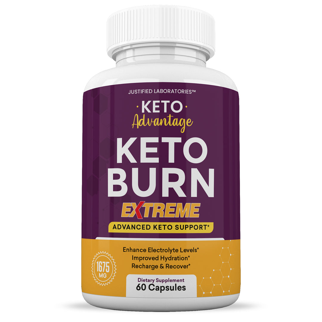Front of Keto Advantage Keto Burn Keto ACV Extreme Pills 1675MG