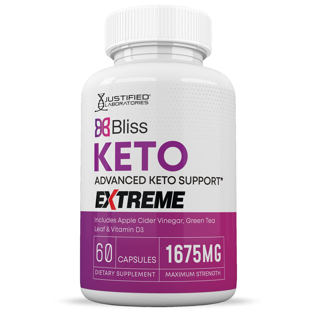 Front of Bliss Keto ACV Extreme Pills 1675MG