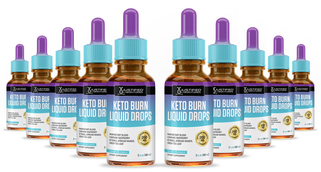 Keto Burn Drops 2 FL OZ 10 Bottles