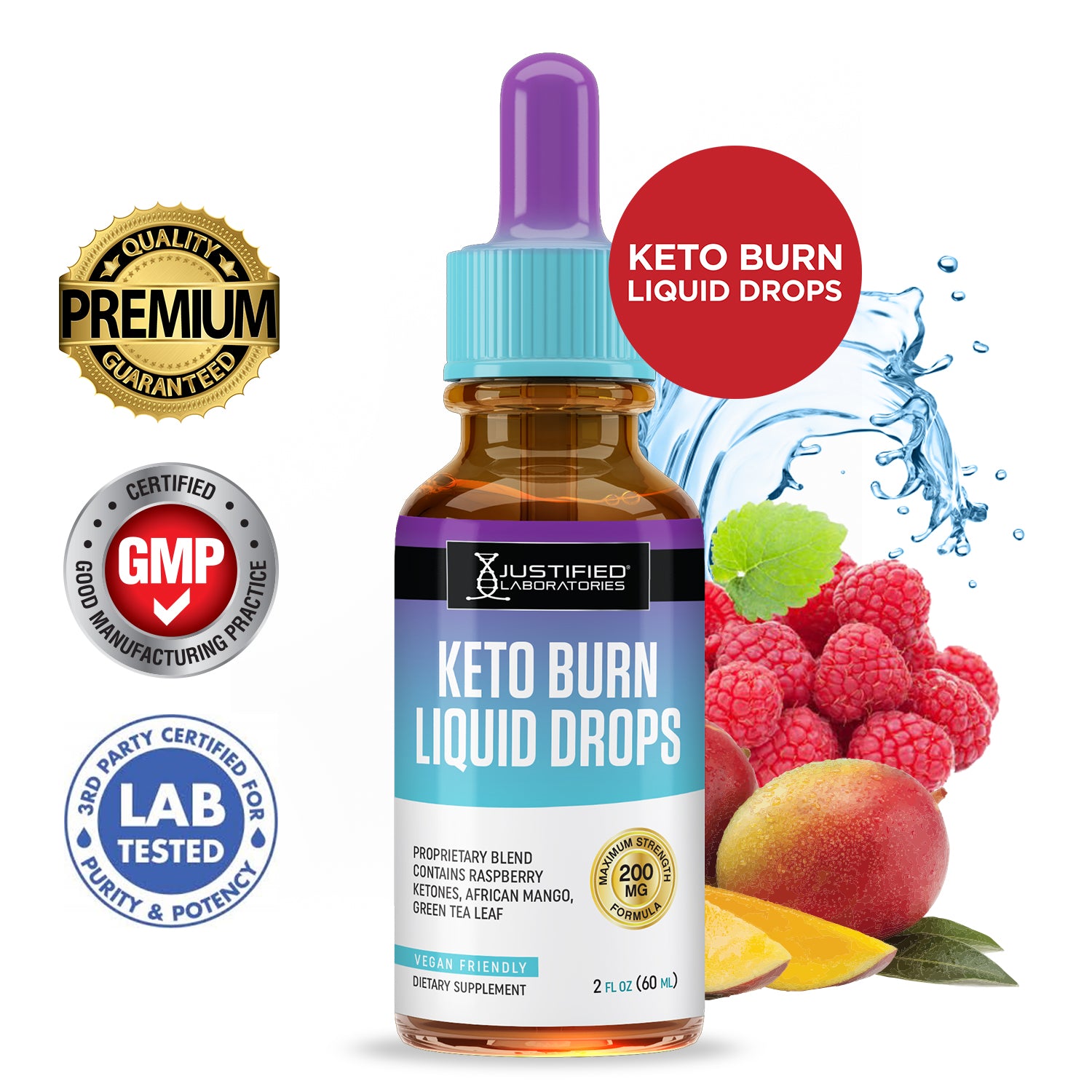Keto Burn Drops 2 FL OZ