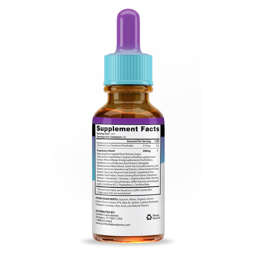 Keto Burn Drops 2 FL OZ Supplement Facts