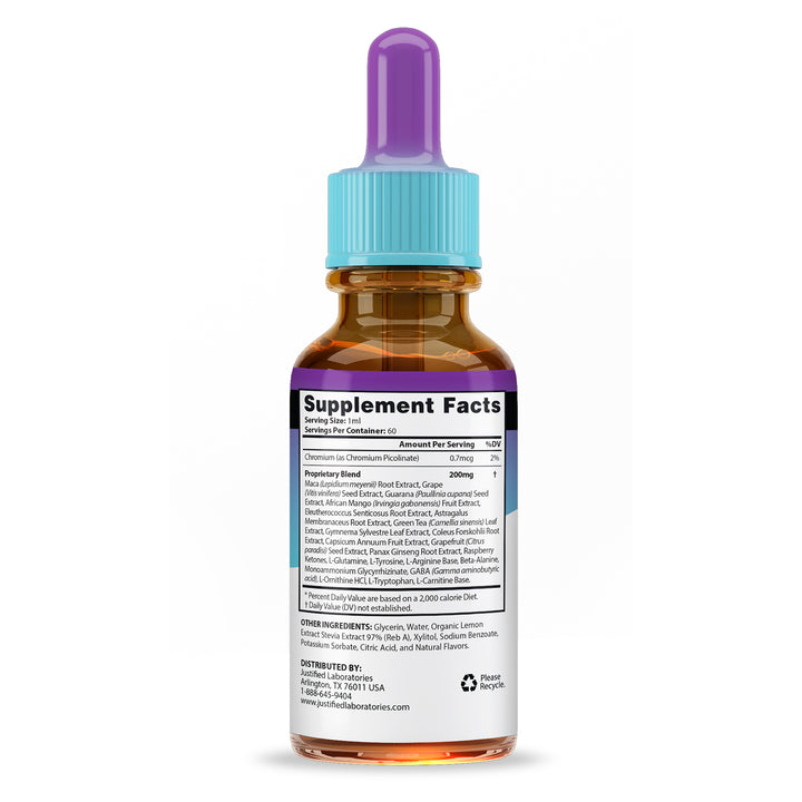 Keto Burn Drops 2 FL OZ Supplement Facts