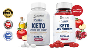 1st Choice Keto ACV Gummies + Pills Bundle