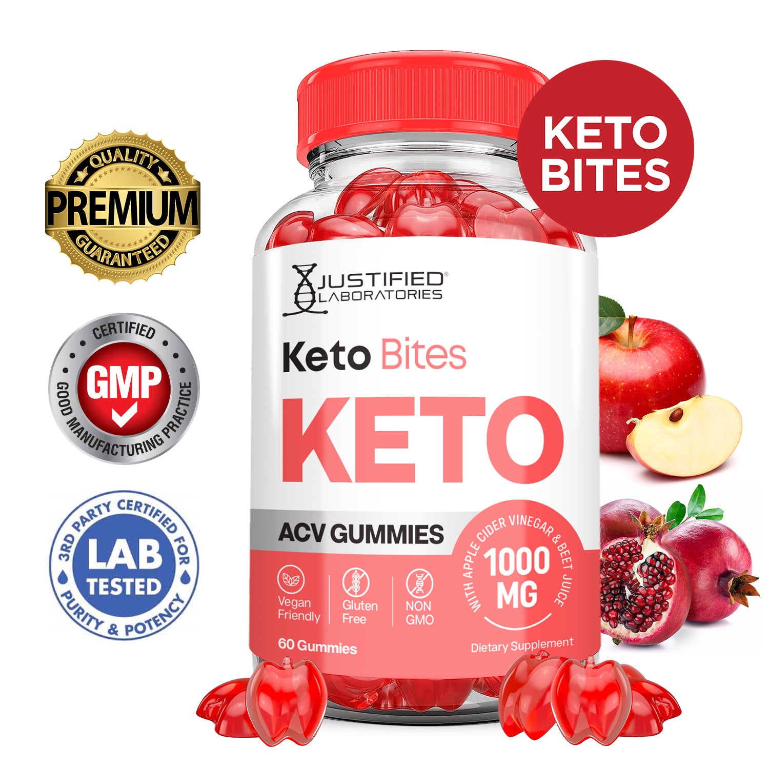 Keto Bites ACV Gummies 1000MG