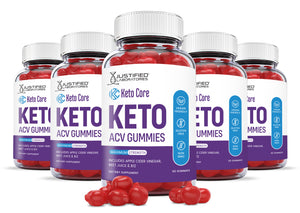 5 bottles of Keto Core ACV Gummies 1000MG