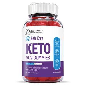 Front facing image of  Keto Core ACV Gummies 1000MG