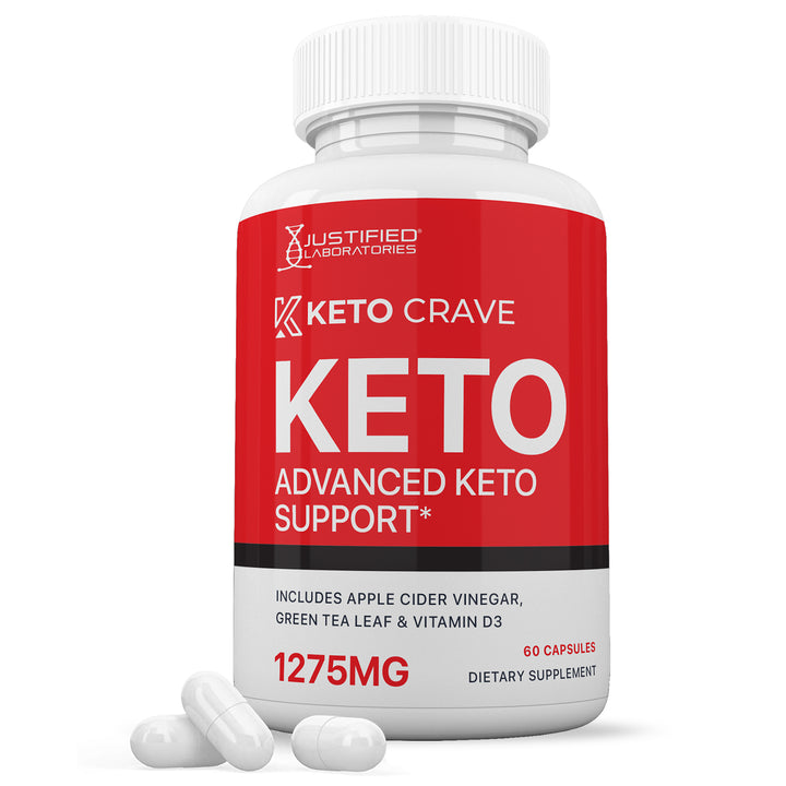 1 bottle of Keto Crave Keto ACV Pills 1275MG