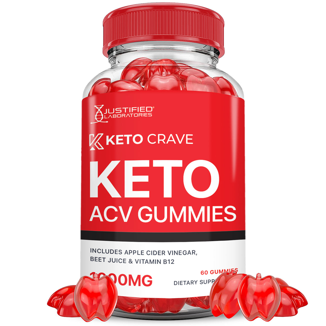 Front of Keto Crave Keto ACV Gummies 1000MG