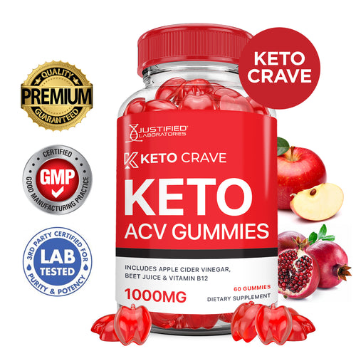 Keto Crave Keto ACV Gummies 1000MG