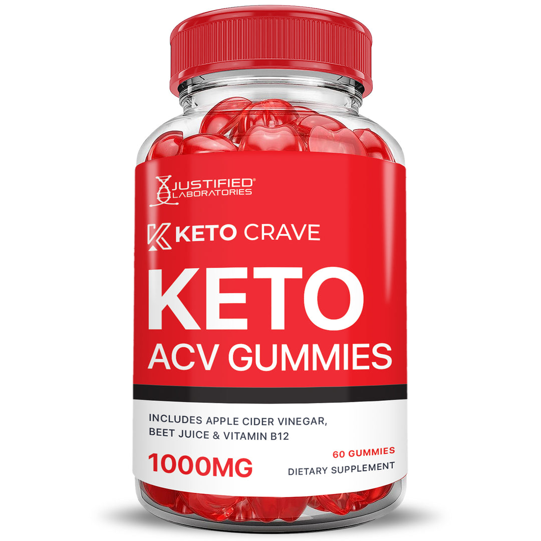 1 bottle Keto Crave Keto ACV Gummies 1000MG