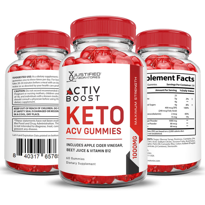 Activ Boost Keto ACV Gummies 1000MG