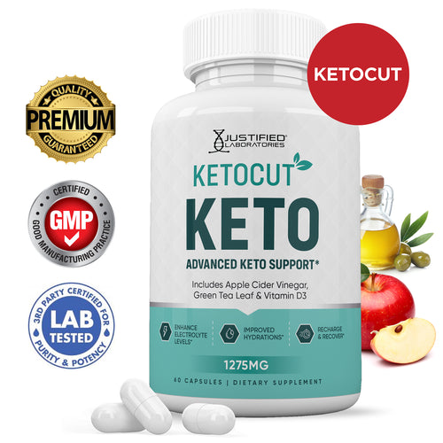 Ketocut Keto ACV Pills 1275MG