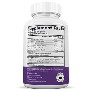 Supplement  Facts of Keto Core ACV Pills 1275MG