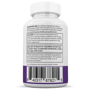 Suggested use and warning of  Keto Core ACV Pills 1275MG