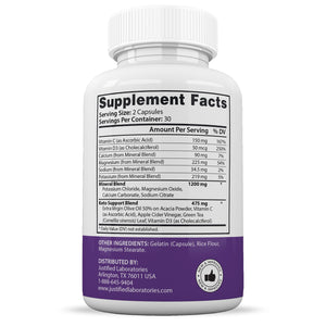 Supplement  Facts of Keto Core ACV Max Pills 1675MG