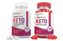 Cargar imagen en el visor de la Galería, Keto Drops Keto ACV Gummies + Pills Bundle