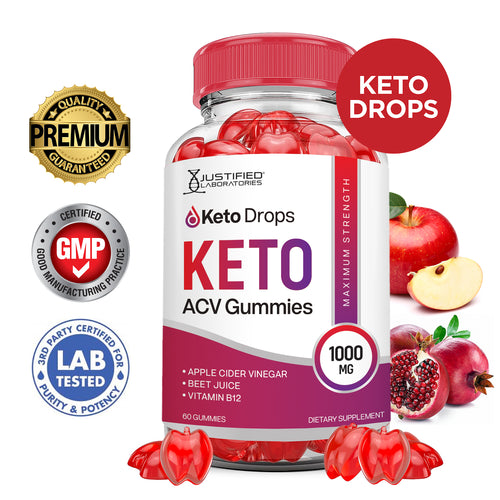 Keto Drops Keto ACV Gummies 1000MG