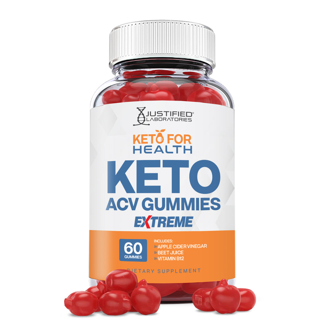 1 bottle of 2 x Stronger Keto For Health ACV Gummies Extreme 2000mg
