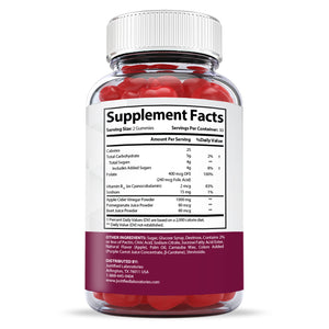 supplement facts of ProFast Keto ACV Gummies 1000MG