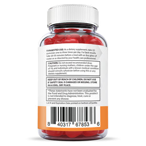 Suggested use and warning of  Keto For Health ACV Gummies 1000MG