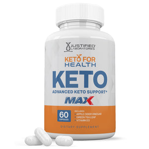 1 bottle of Keto For Health ACV Max Pills 1675MG