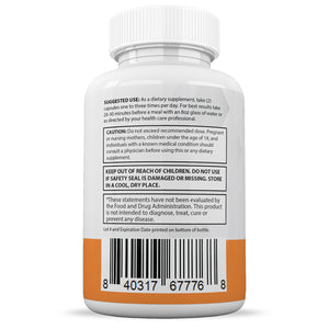 Suggested use and warning of  Keto For Health ACV Max Pills 1675MG