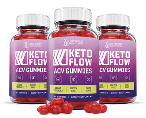 3 bottles of Keto Flow Gummies