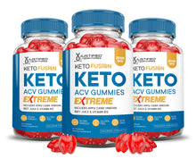 Load image into Gallery viewer, 3 bottles Keto Fusion Keto ACV Gummies Extreme 2000mg