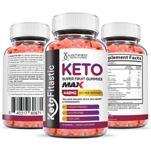 Load image into Gallery viewer, all sides of the bottle of KetoFitastic Max Gummies