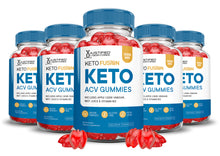 Load image into Gallery viewer, 5 bottles Keto Fusion Keto ACV Gummies 1000MG