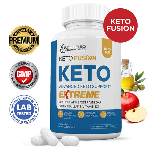 Keto Fusion Keto ACV Extreme Pills 1675MG
