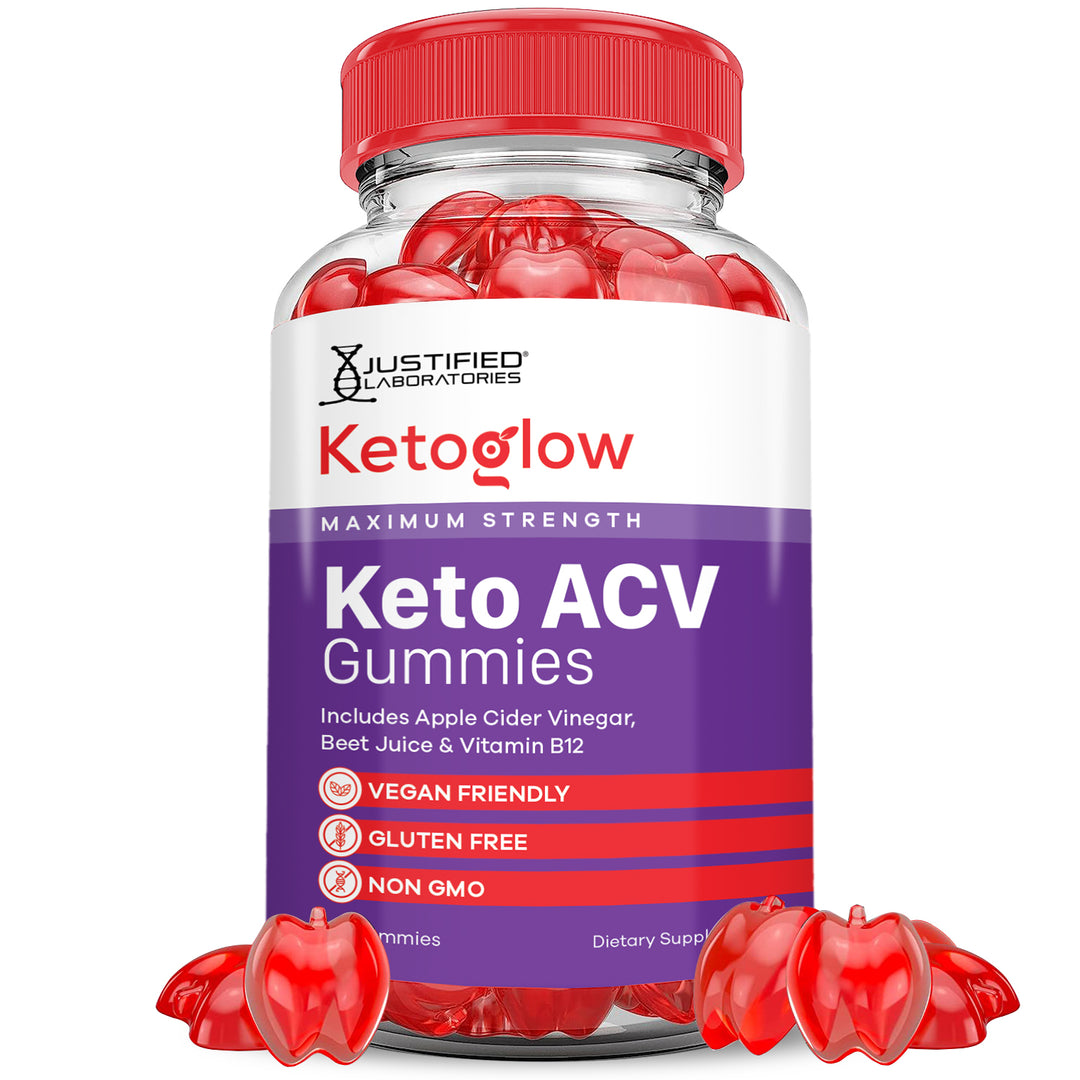 1 Bottle Keto Glow Keto ACV Gummies 1000MG