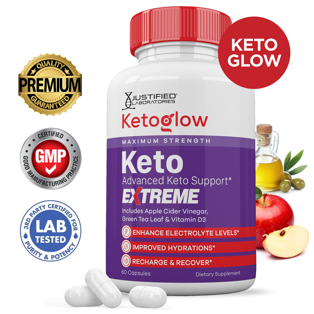 Keto Glow Keto ACV Extreme Pills 1675MG