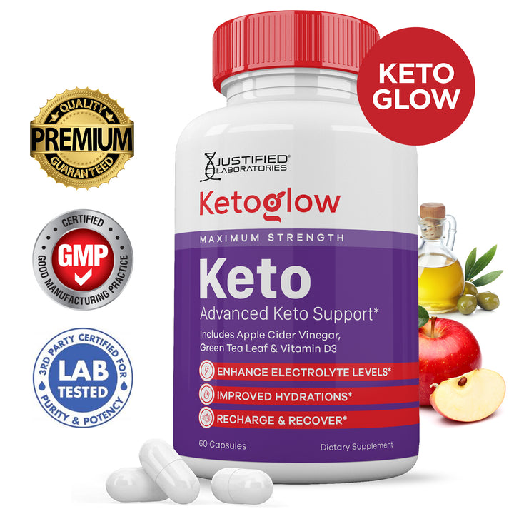 Keto Glow Keto ACV Pills 1275MG