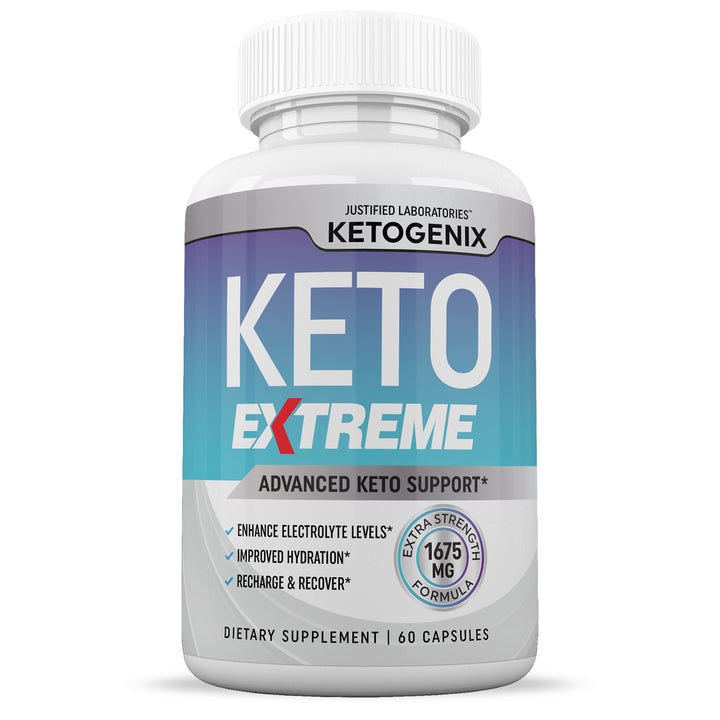 Front of Ketogenix Keto ACV Extreme Pills 1675MG