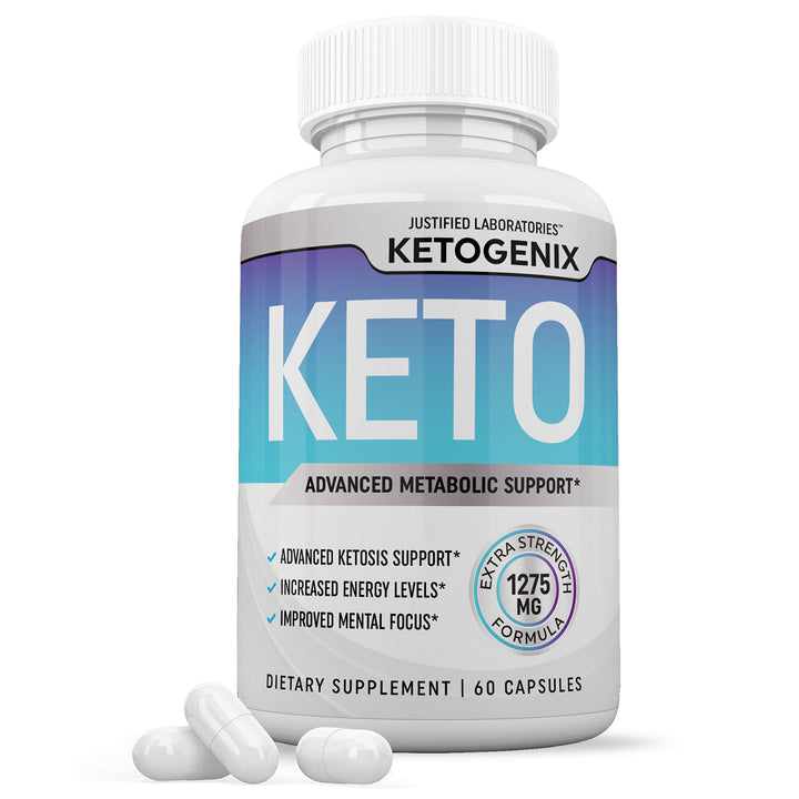 1 Bottle of Ketogenix Keto ACV Pills 1275MG