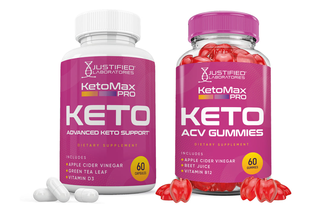 Keto Max Pro ACV Gummies + Pills Bundle