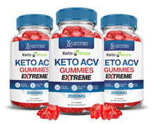 Charger l&#39;image dans la galerie, 3 Bottles 2 x Stronger Keto Nature Keto ACV Gummies Extreme 2000MG