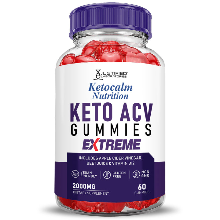 Front of Keto Calm Keto ACV Gummies Extreme 2000mg