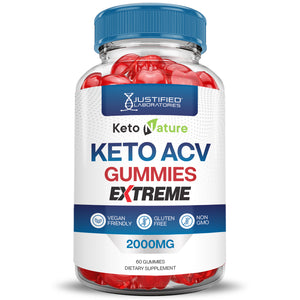 2 x Stronger Keto Nature Keto ACV Gummies Extreme 2000MG