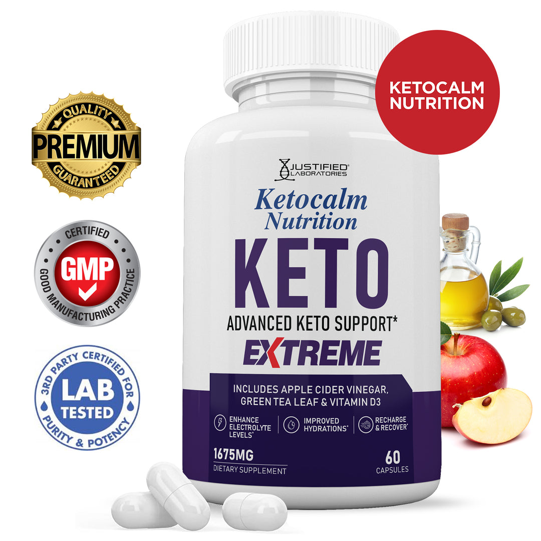 Keto Calm Keto ACV Extreme Pills 1675MG