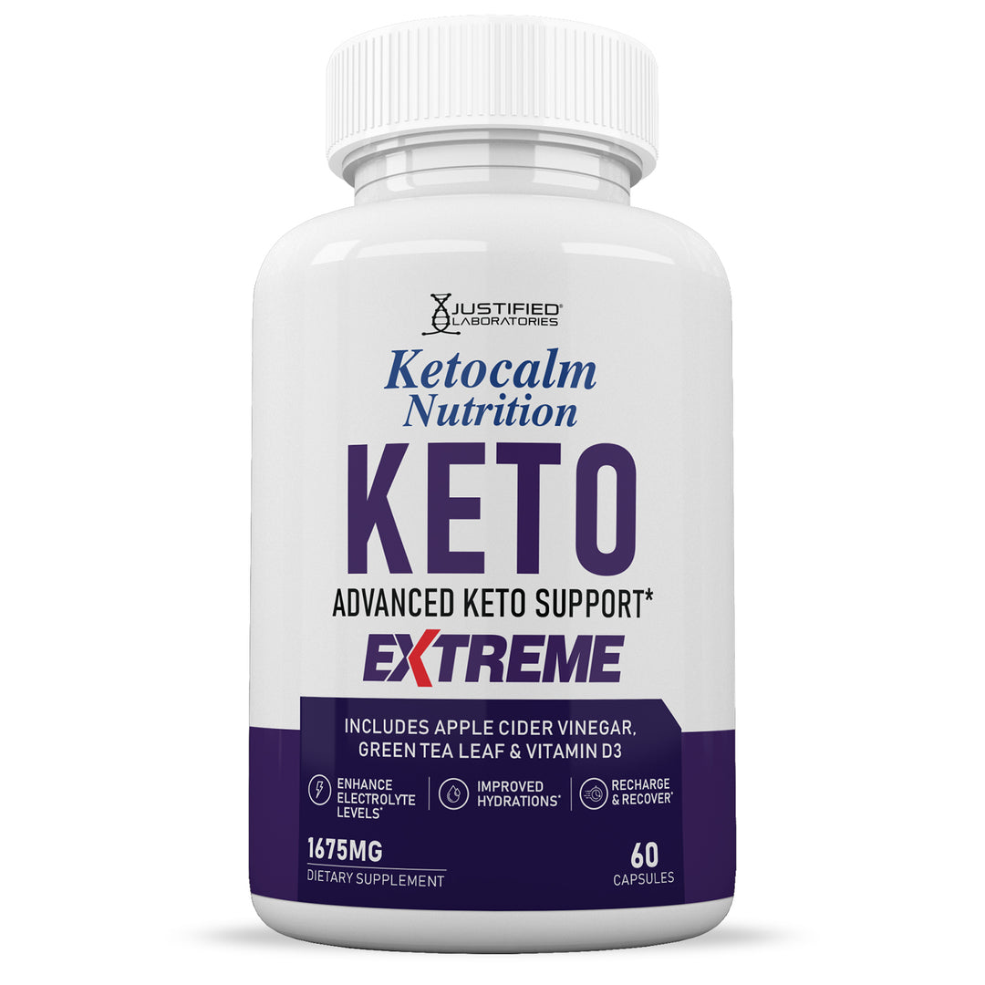 Front of Keto Calm Keto ACV Extreme Pills 1675MG