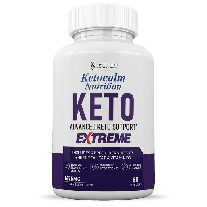 Front of Keto Calm Keto ACV Extreme Pills 1675MG