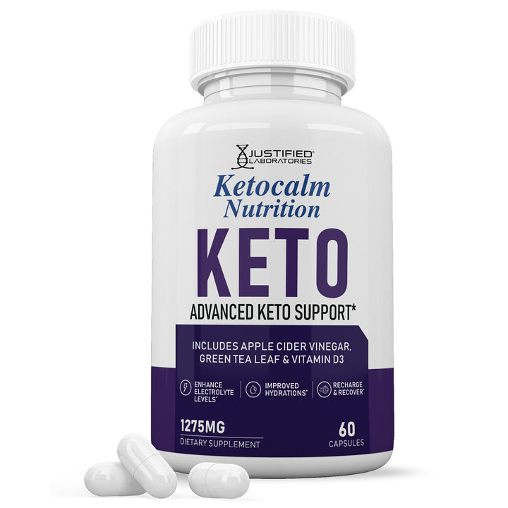 1 Bottle of Keto Calm Keto ACV Pills 1275MG
