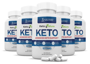 5 Bottles Keto Nature Keto ACV Pills 1275MG