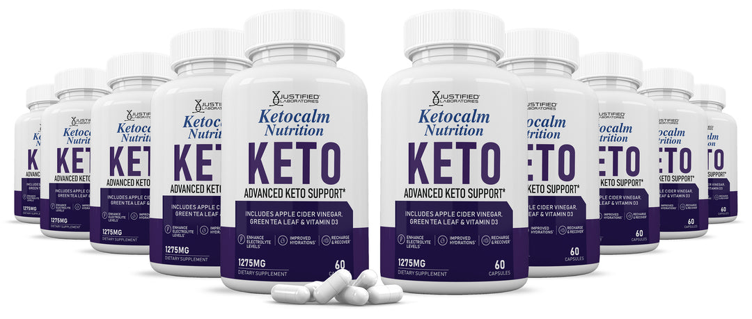 10 bottles of Keto Calm Keto ACV Pills 1275MG