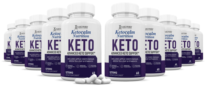 10 bottles of Keto Calm Keto ACV Pills 1275MG